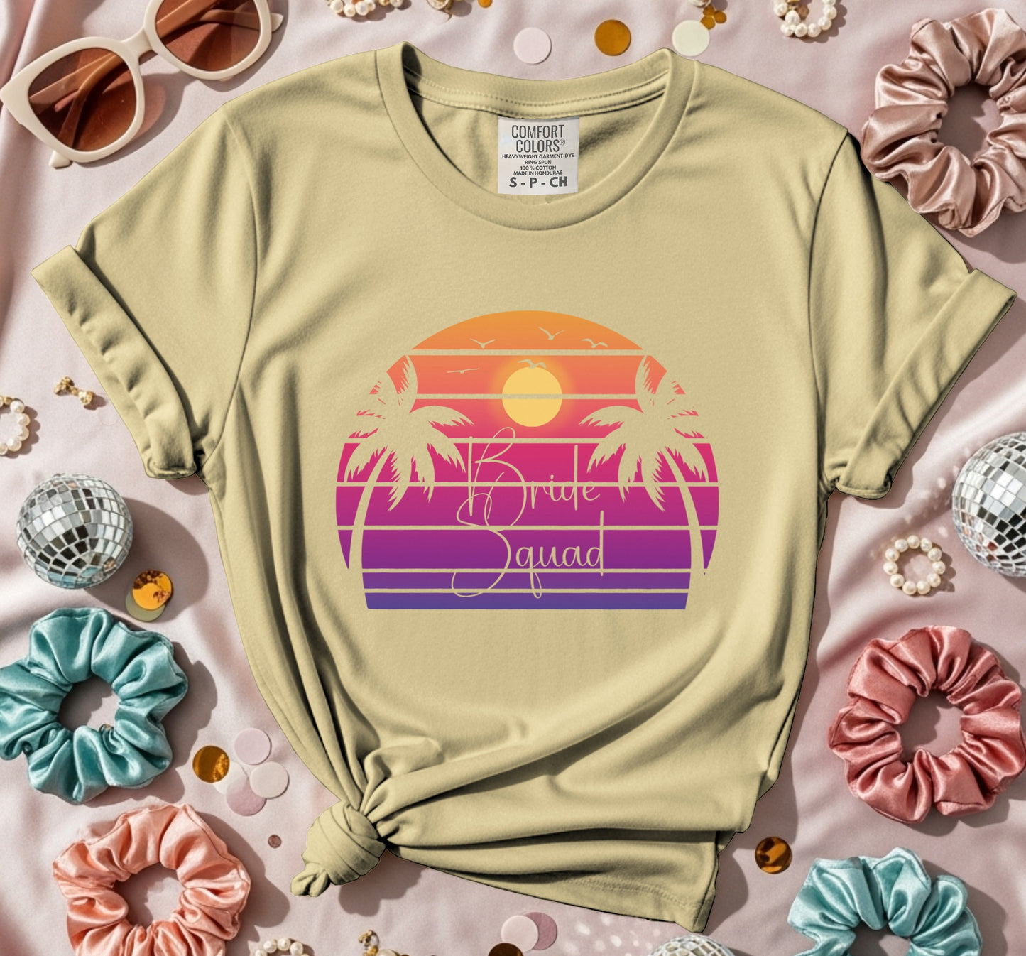 Bride Squad Sunrise T-Shirt
