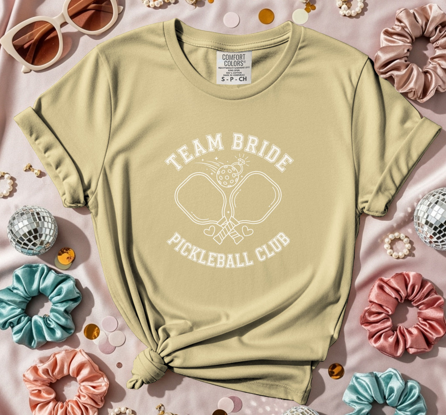 Team Bride Pickleball Club T-Shirt