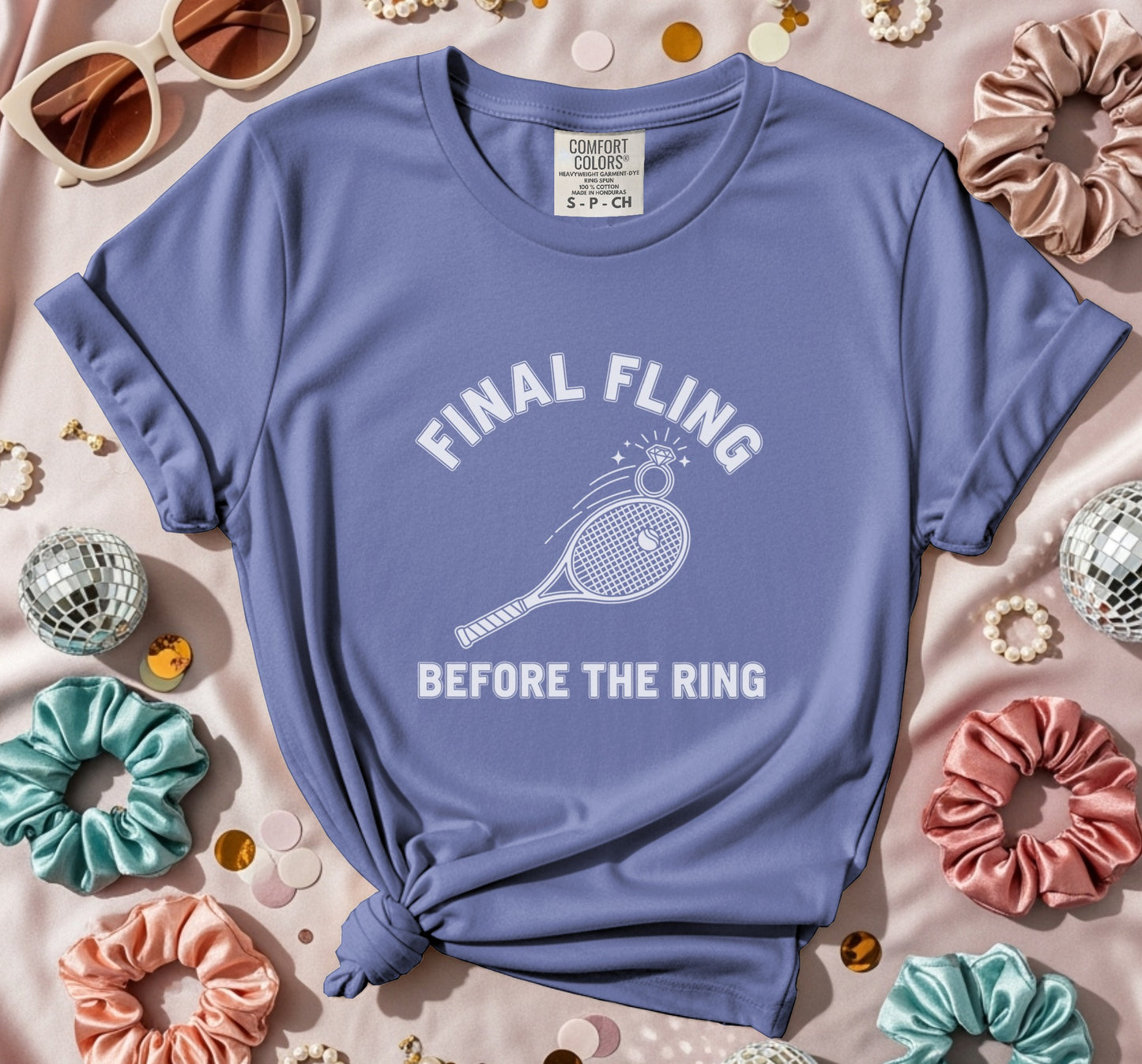 Tennis Racquet Fling T-Shirt