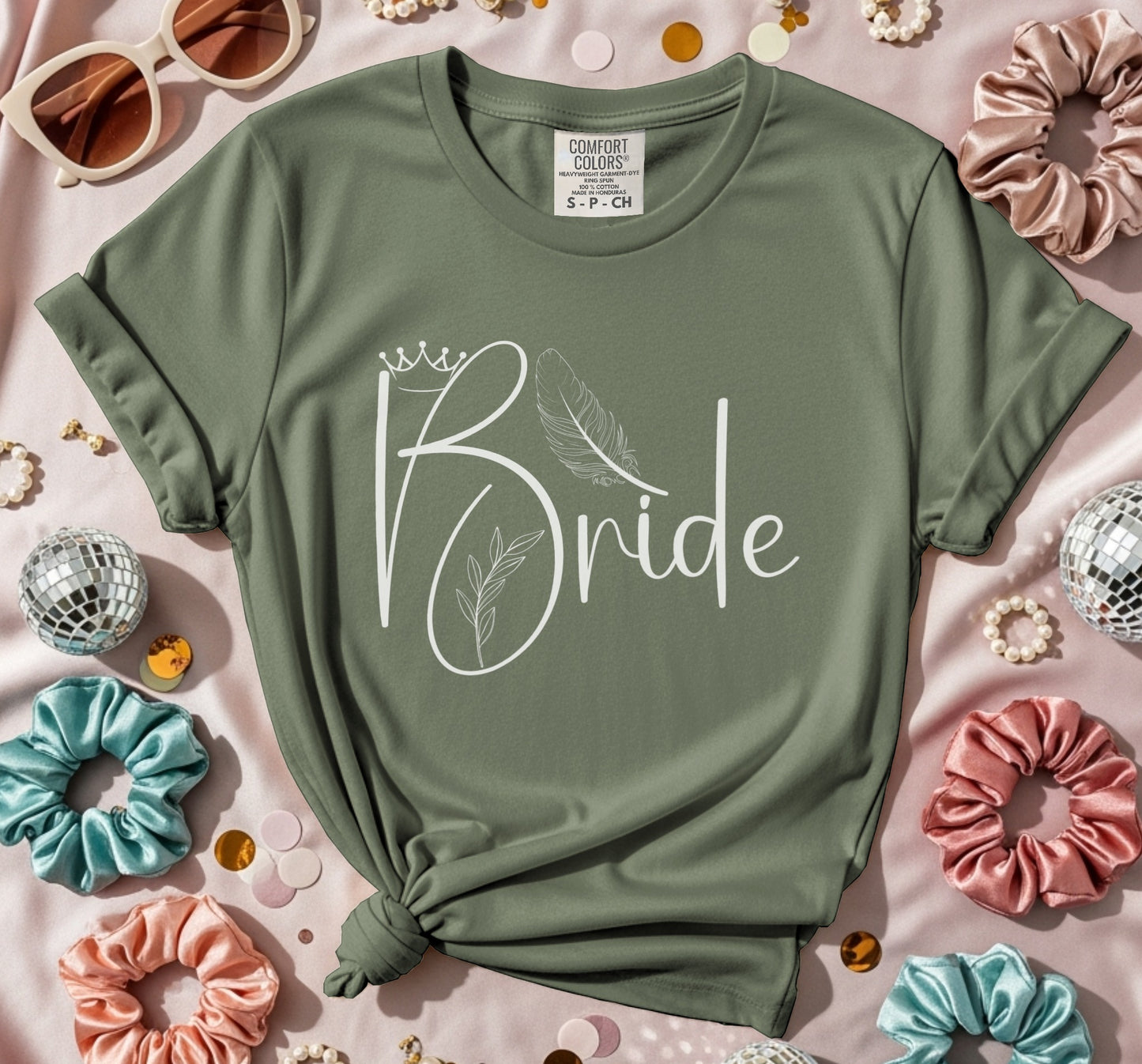 Bride Queen & Feather T-Shirt