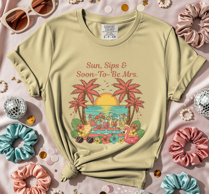 Sun Sips Soon-To-Be Mrs T-Shirt Z