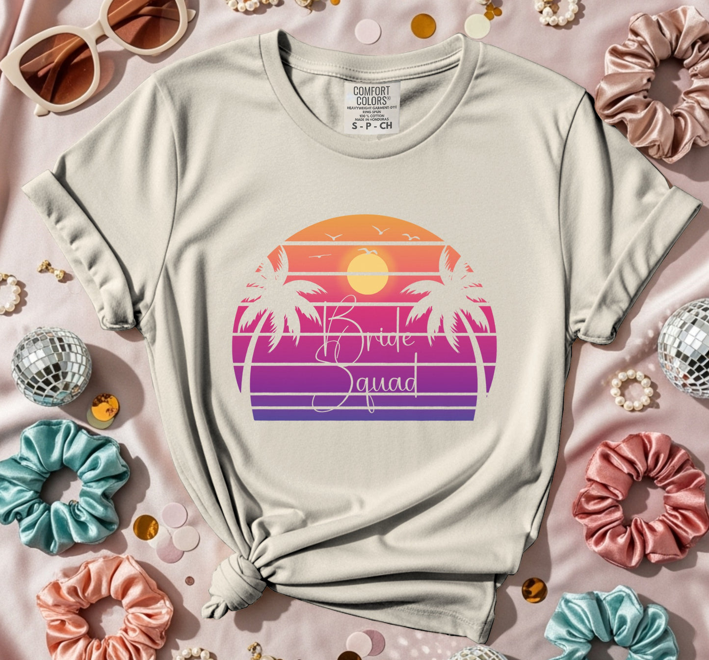 Bride Squad Sunrise T-Shirt