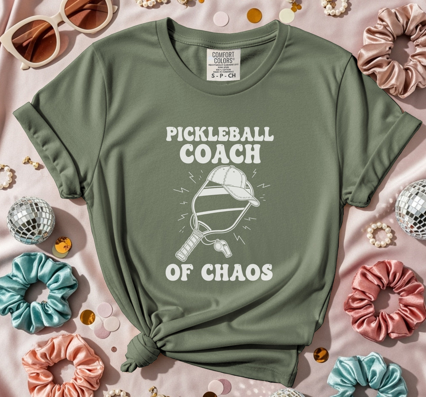 Pickleball Coach Of Chaos T-Shirt
