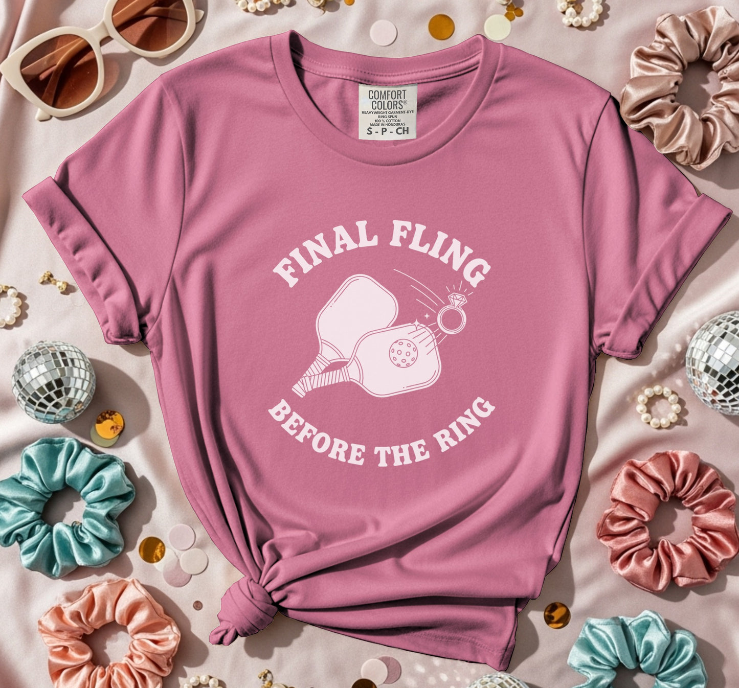 Pickleball Paddles Bachelorette T-Shirt