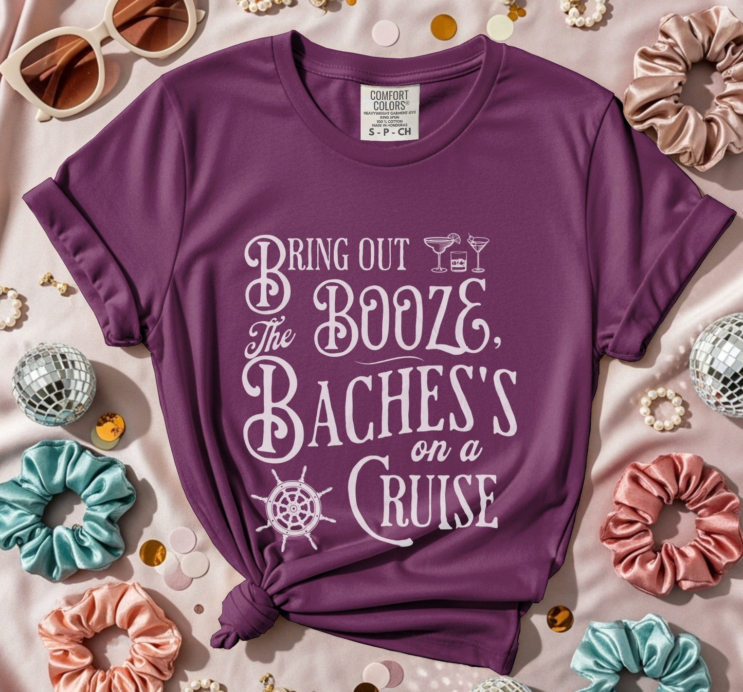 The Booze Bachelorette Cruise T-shirt