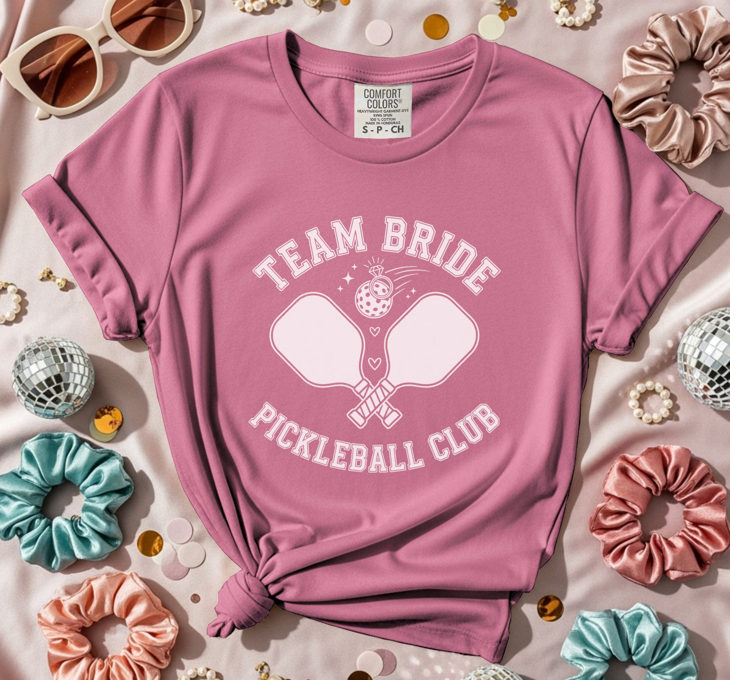 Team Bride Pickleball Club T-Shirt