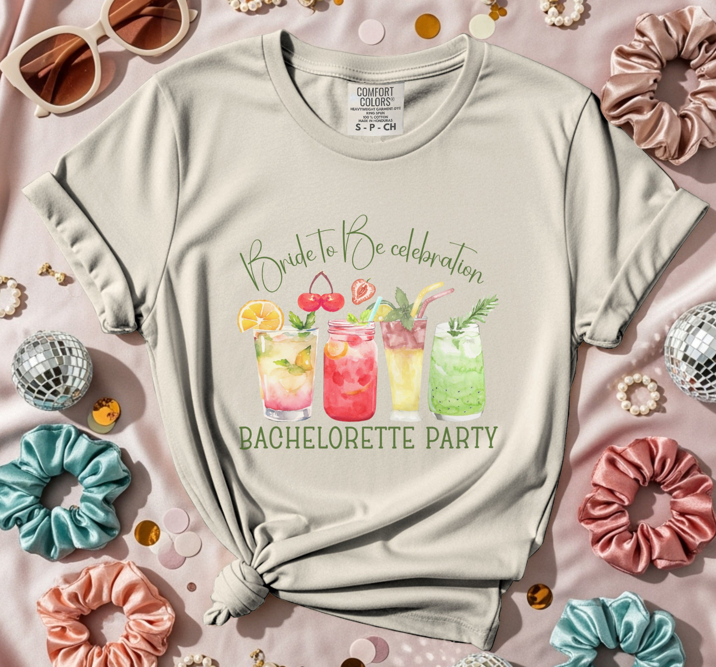Bachelorette Party Cocktails Q T-Shirt