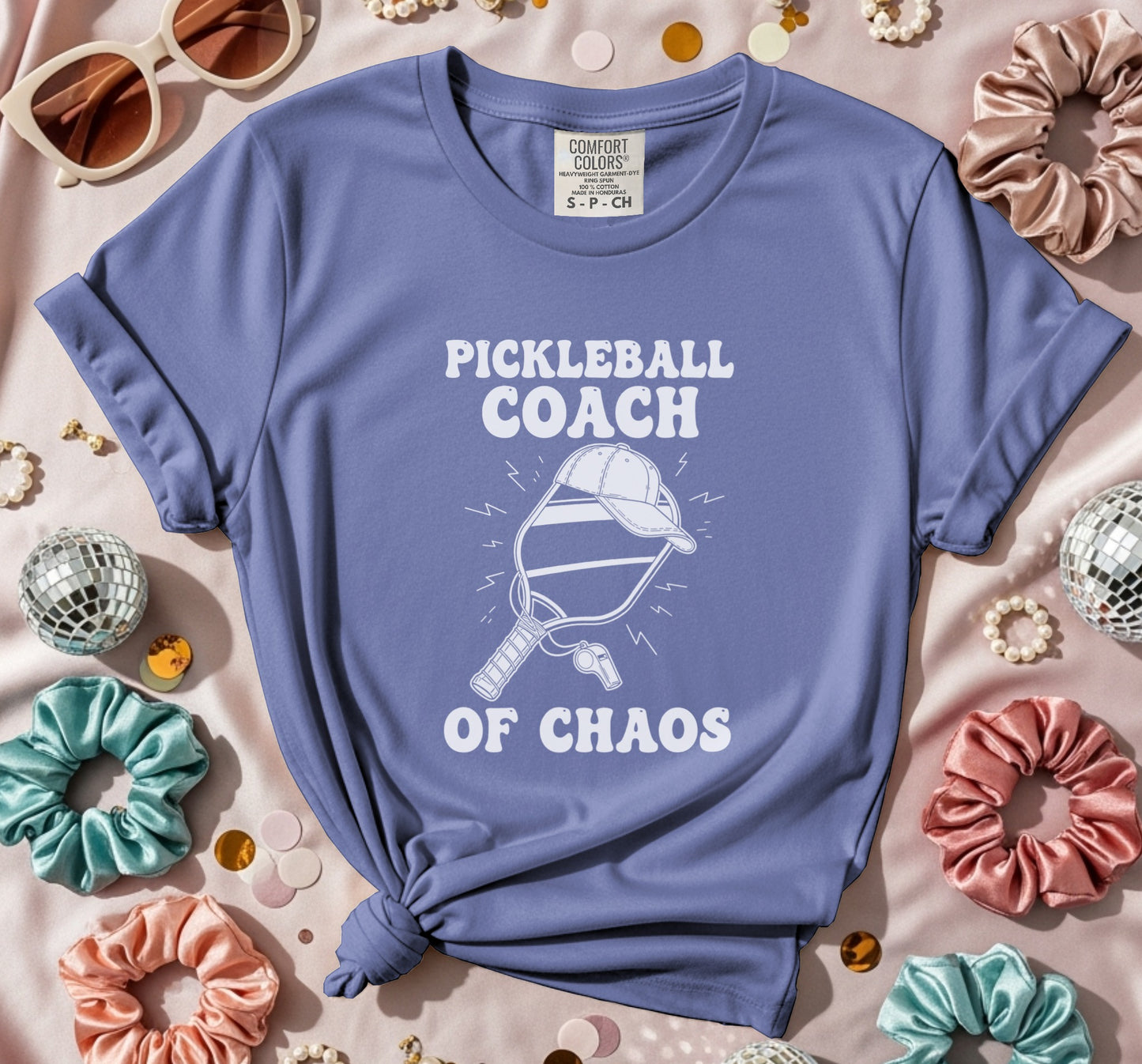 Pickleball Coach Of Chaos T-Shirt