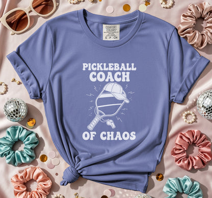Pickleball Coach Of Chaos T-Shirt