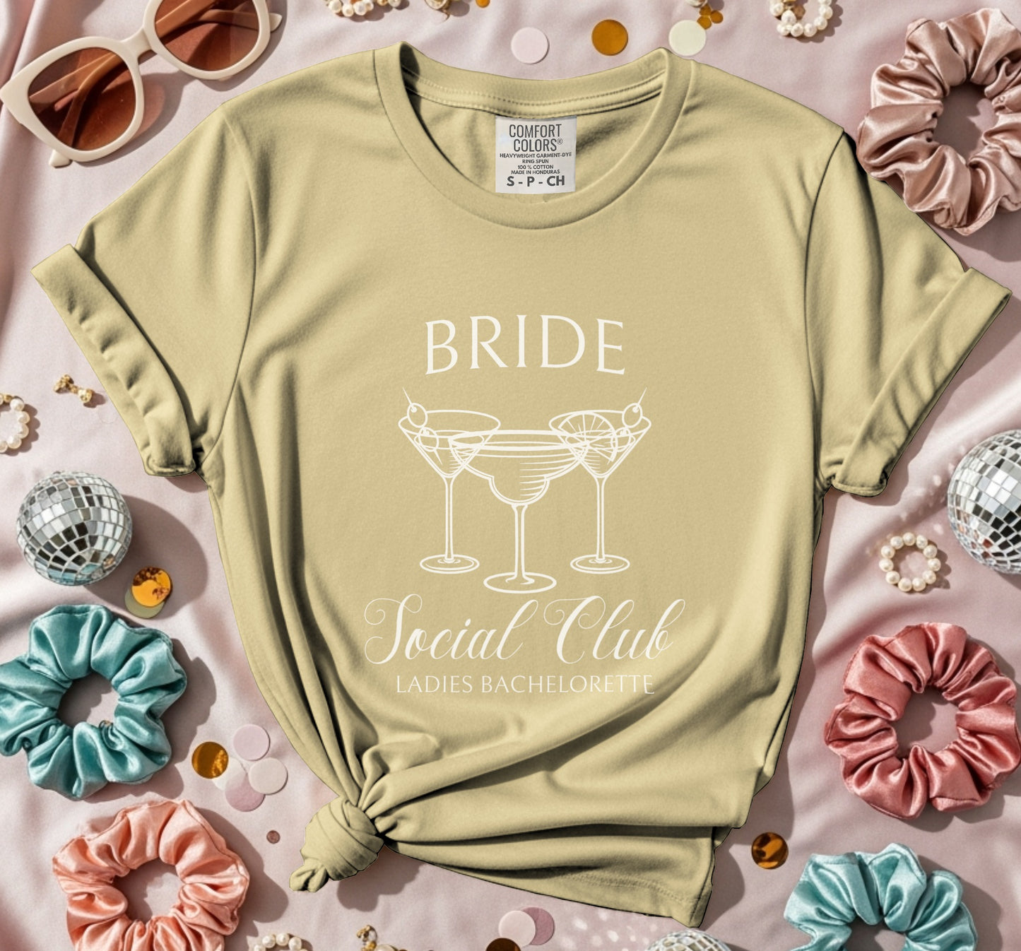 Bride Social Club Ladies Bachelorette T-Shirt