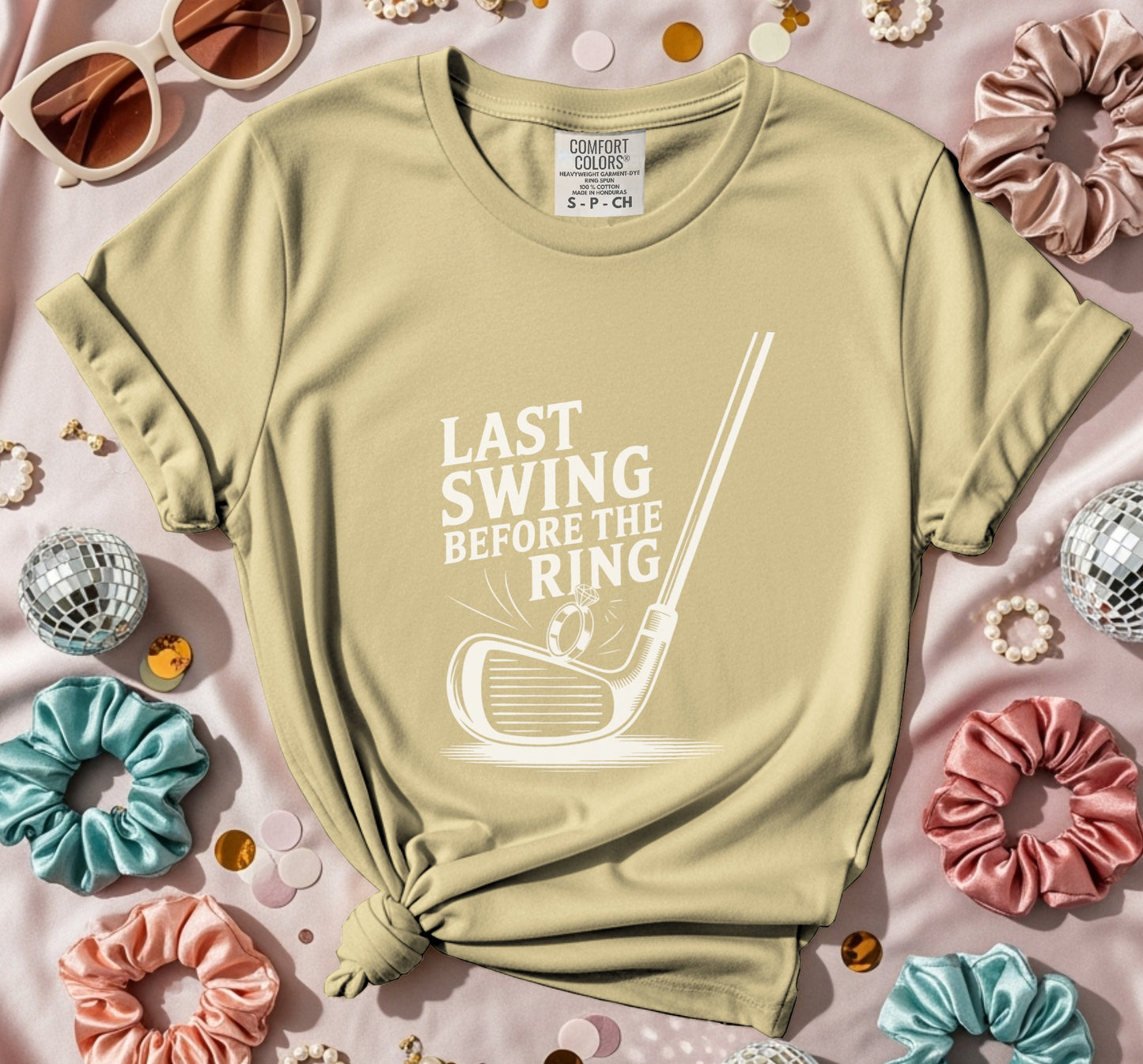 Last Swing Before The Ring Golf T-Shirt
