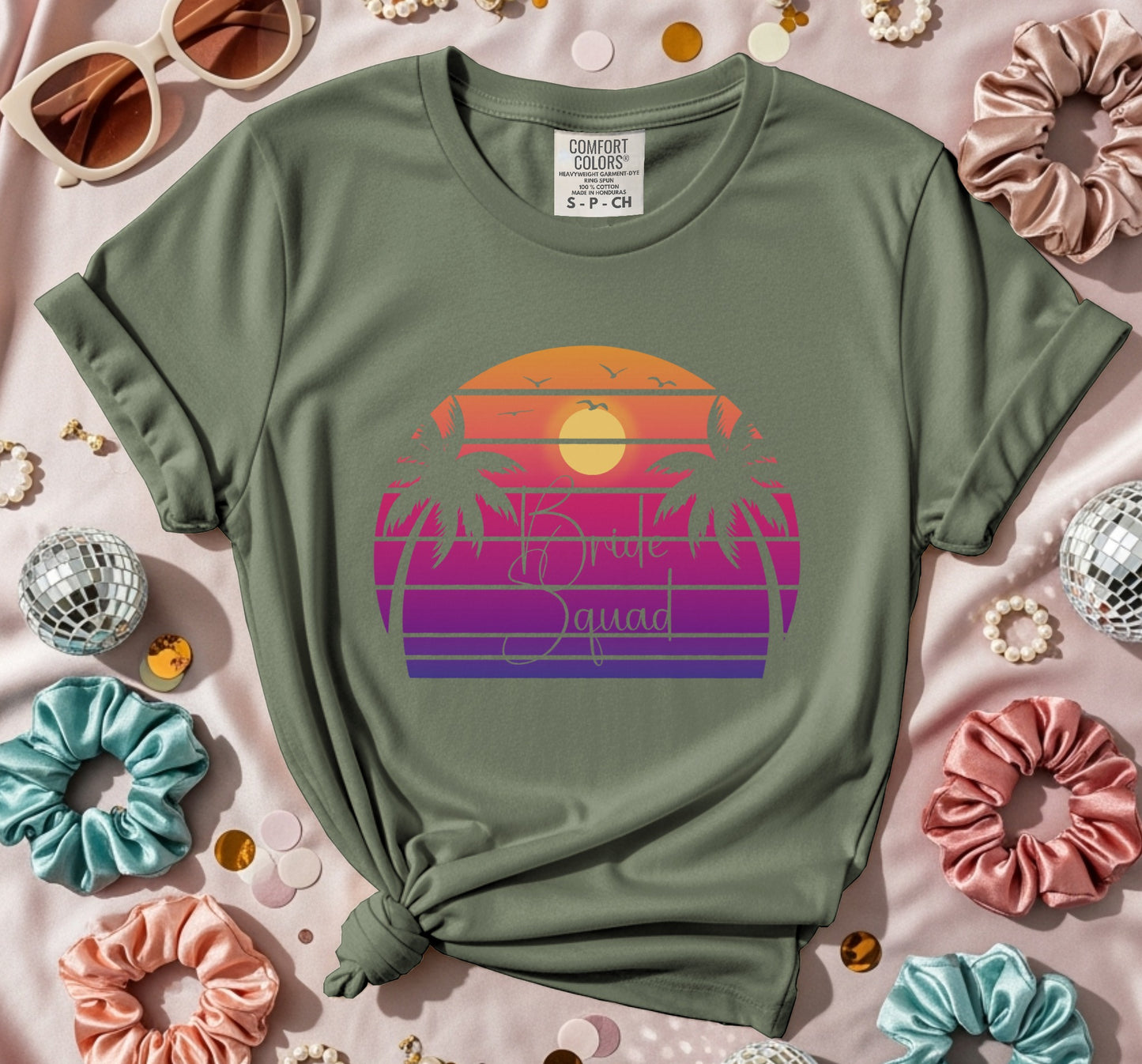 Bride Squad Sunrise T-Shirt