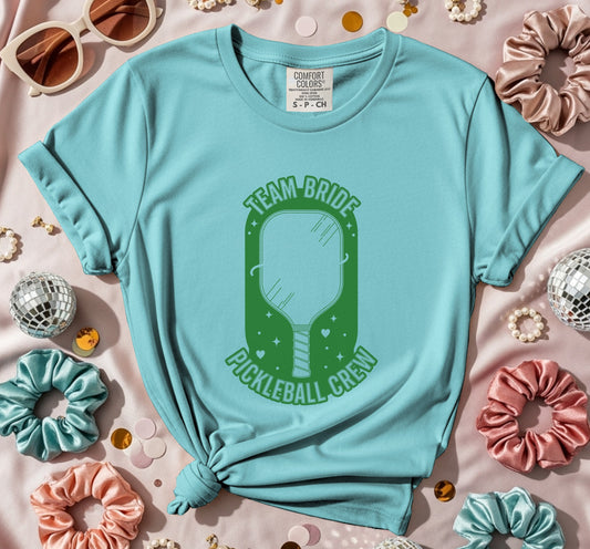 Team Bride Pickleball Crew T-Shirt