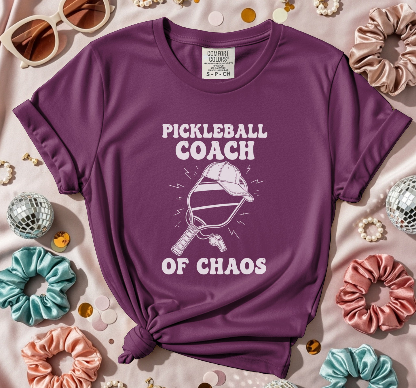 Pickleball Coach Of Chaos T-Shirt