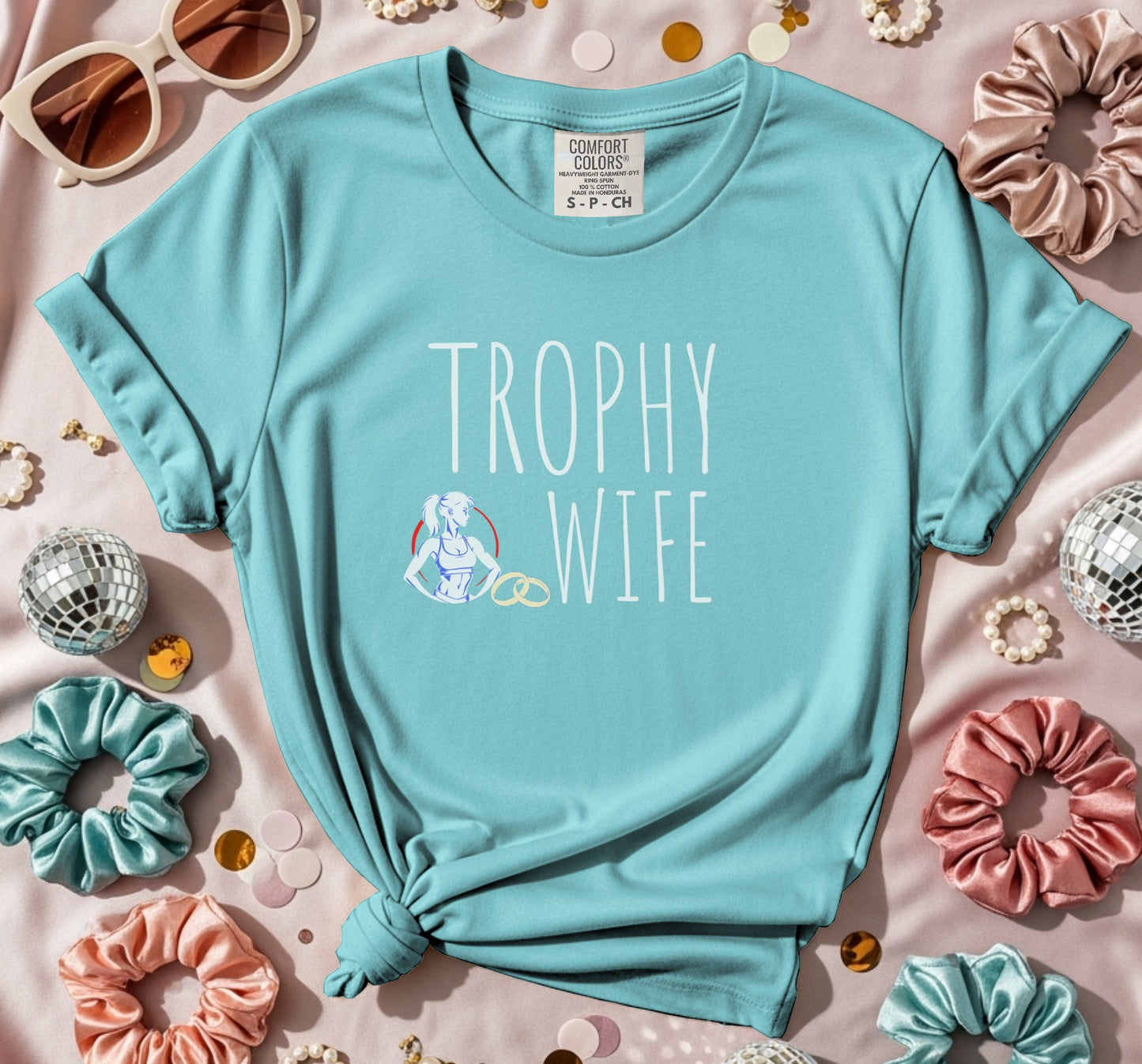 Trophy Wife Fit Rings T-Shirt