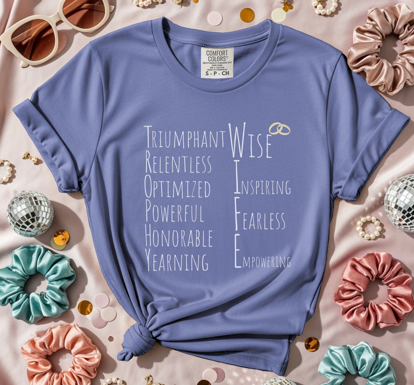 Trophy Wife Character Rings T-Shirt