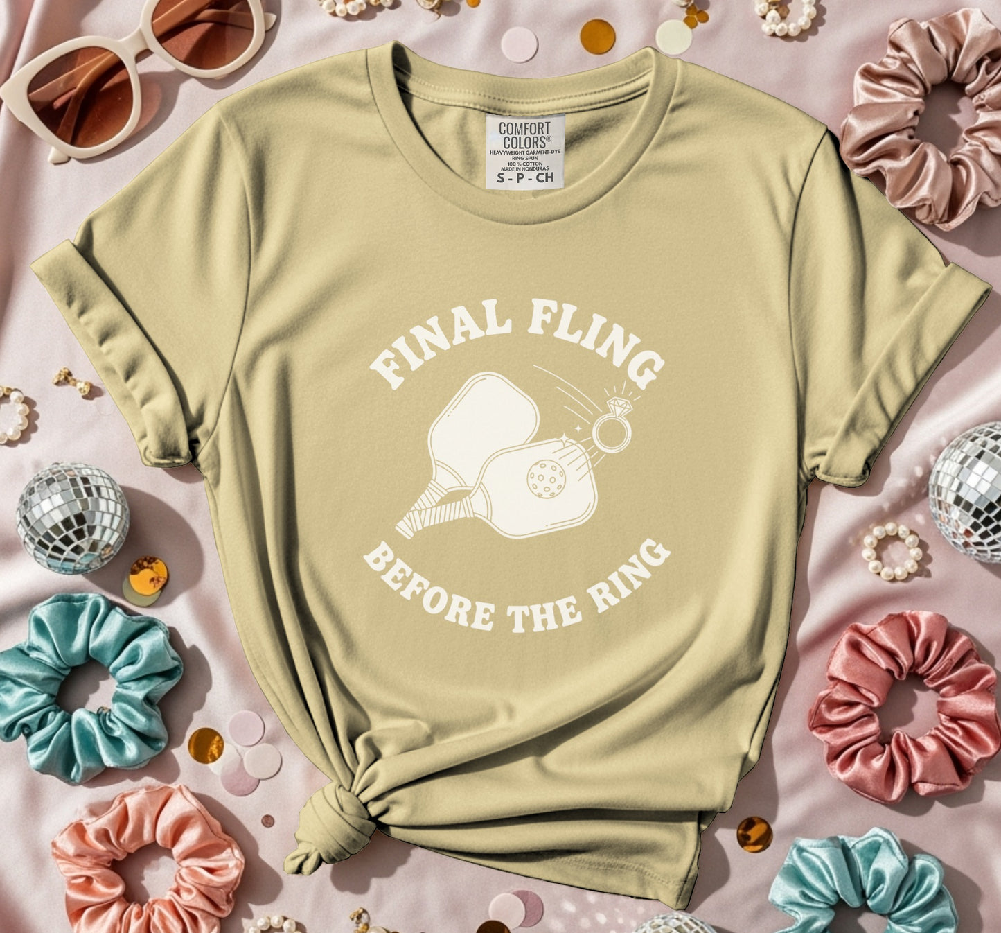 Pickleball Paddles Bachelorette T-Shirt