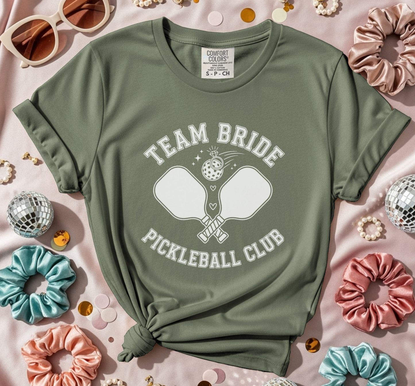 Team Bride Pickleball Club T-Shirt