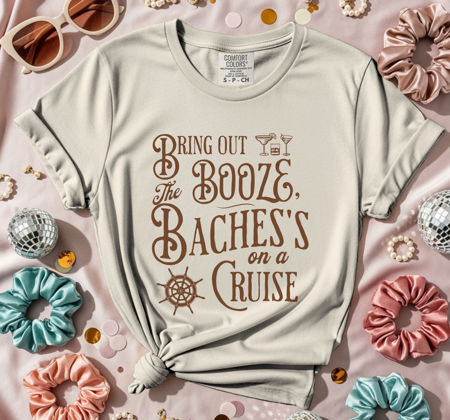 The Booze Bachelorette Cruise T-shirt