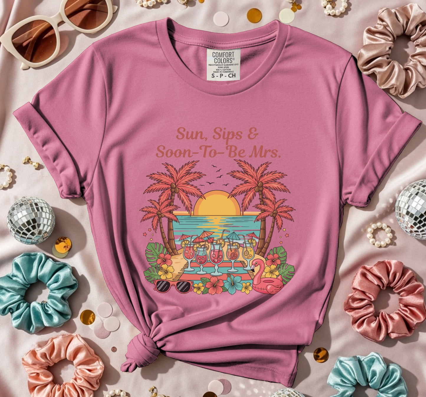 Sun Sips Soon-To-Be Mrs T-Shirt Z