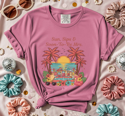 Sun Sips Soon-To-Be Mrs T-Shirt Z