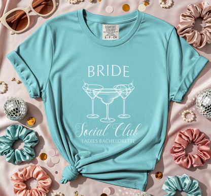 Bride Social Club Ladies Bachelorette T-Shirt