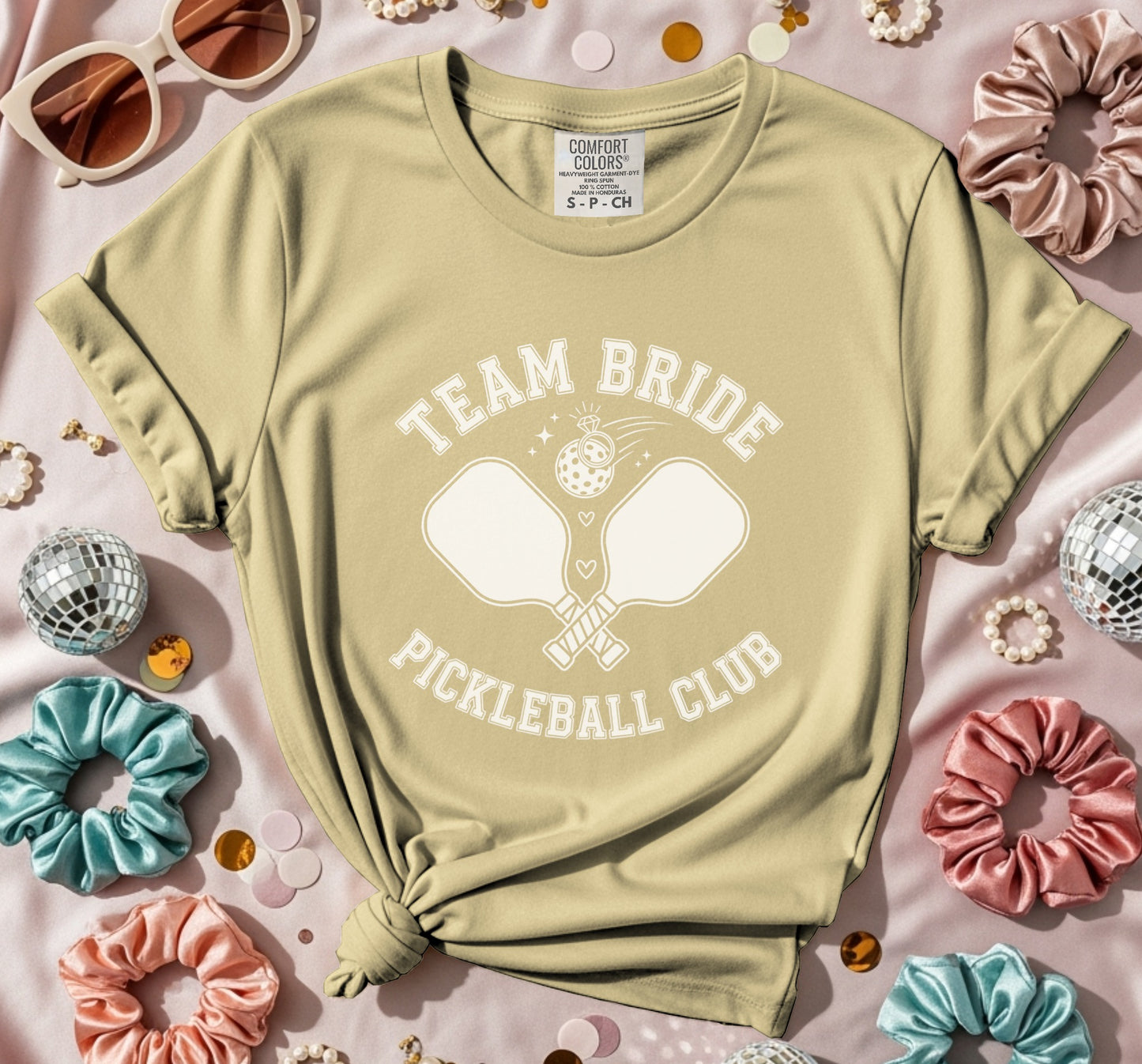 Team Bride Pickleball Club T-Shirt