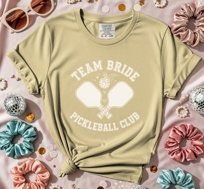Team Bride Pickleball Club T-Shirt