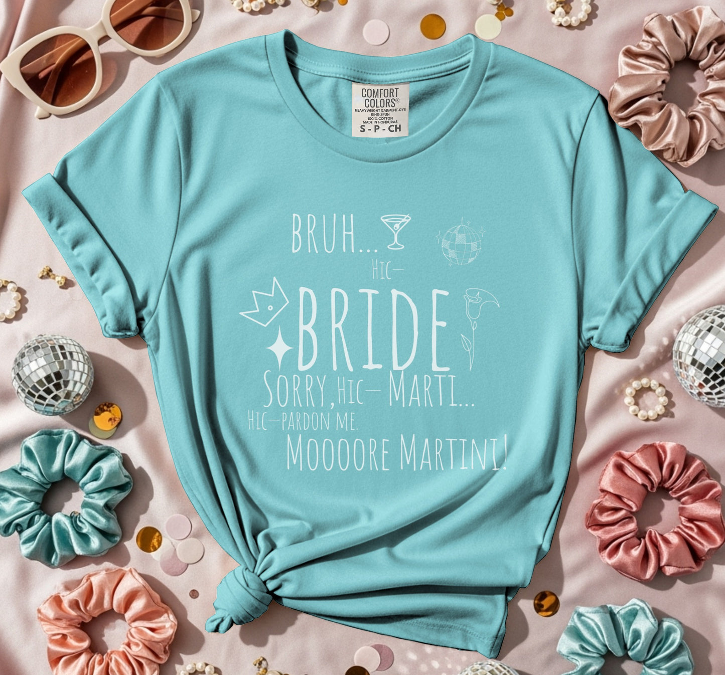Tipsy Bride Moooore Martini T-Shirt