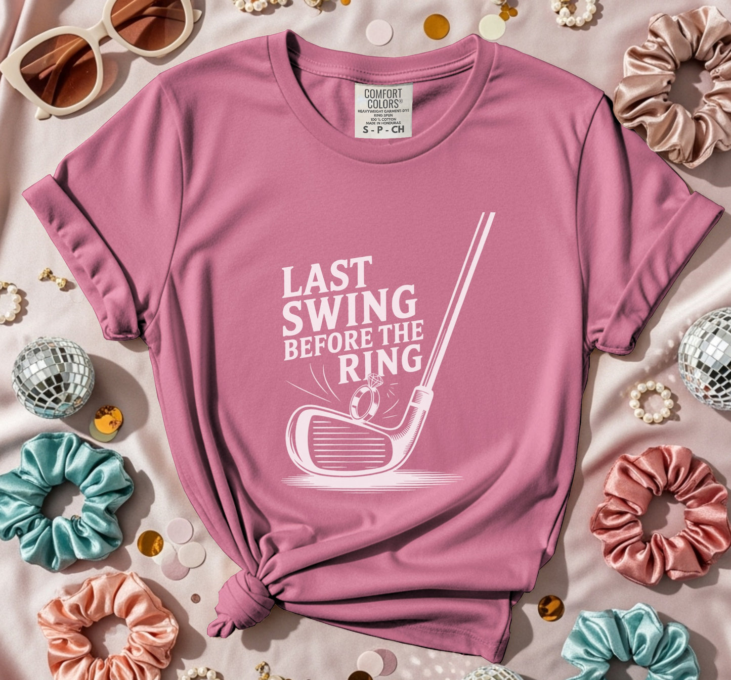 Last Swing Before The Ring Golf T-Shirt