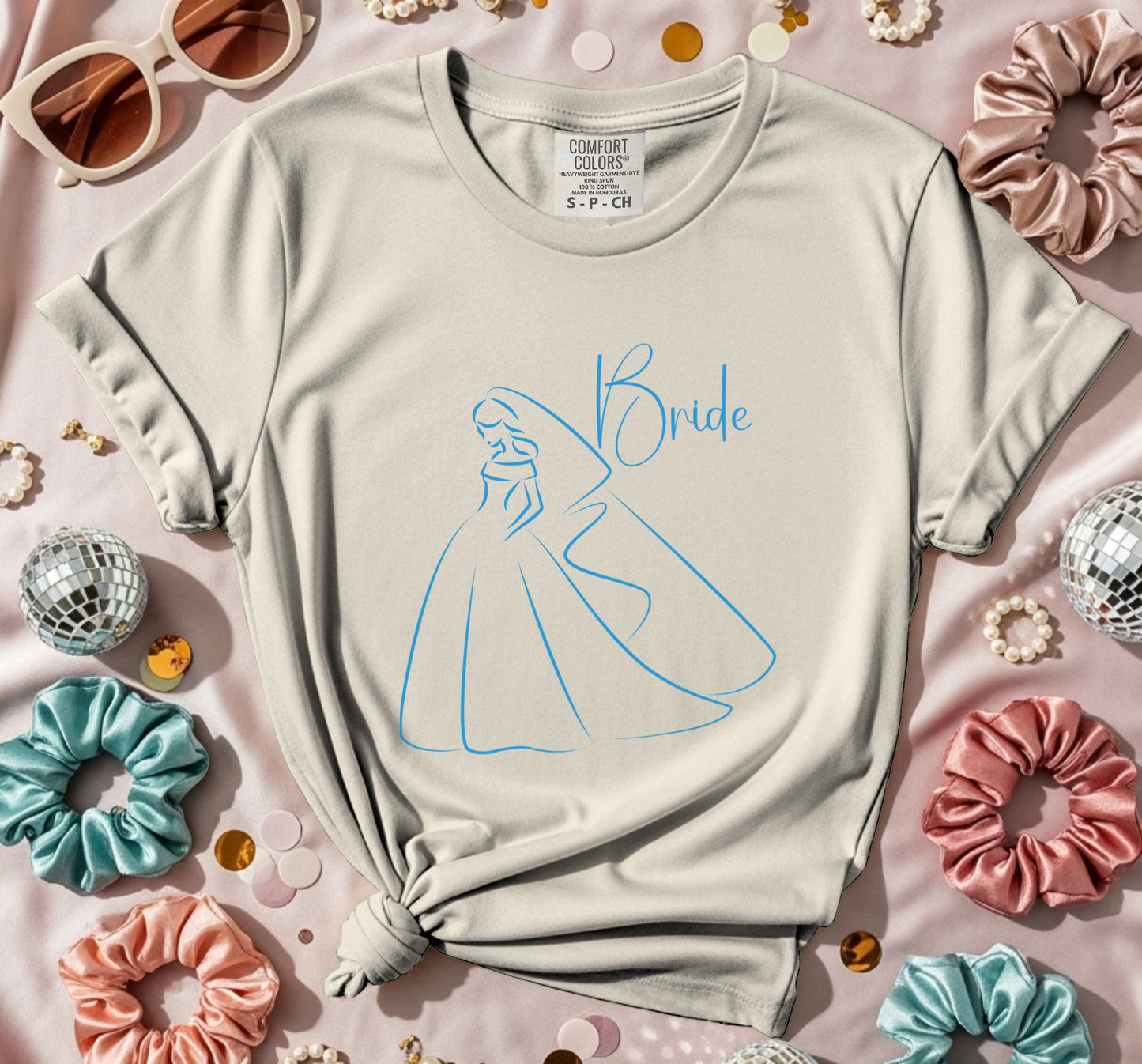 Bride Line Art T-Shirt