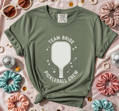 Team Bride Pickleball Crew Shining T-Shirt