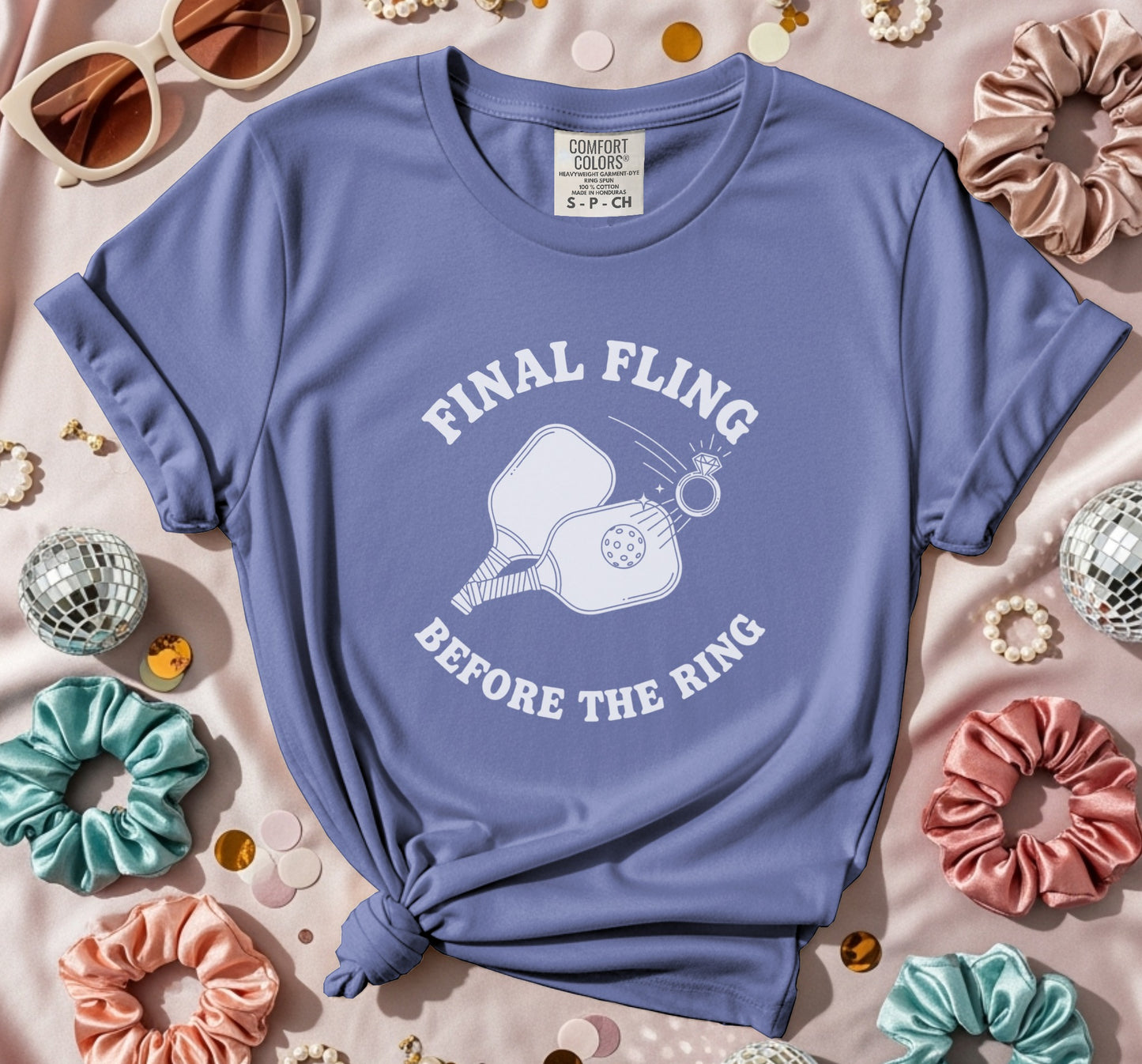 Pickleball Paddles Bachelorette T-Shirt