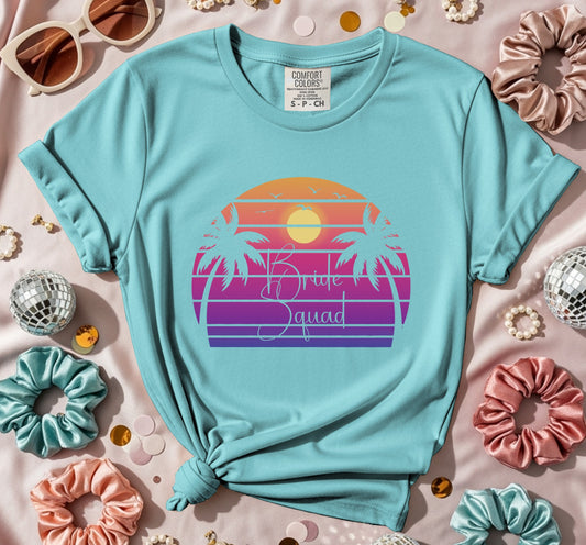Bride Squad Sunrise T-Shirt