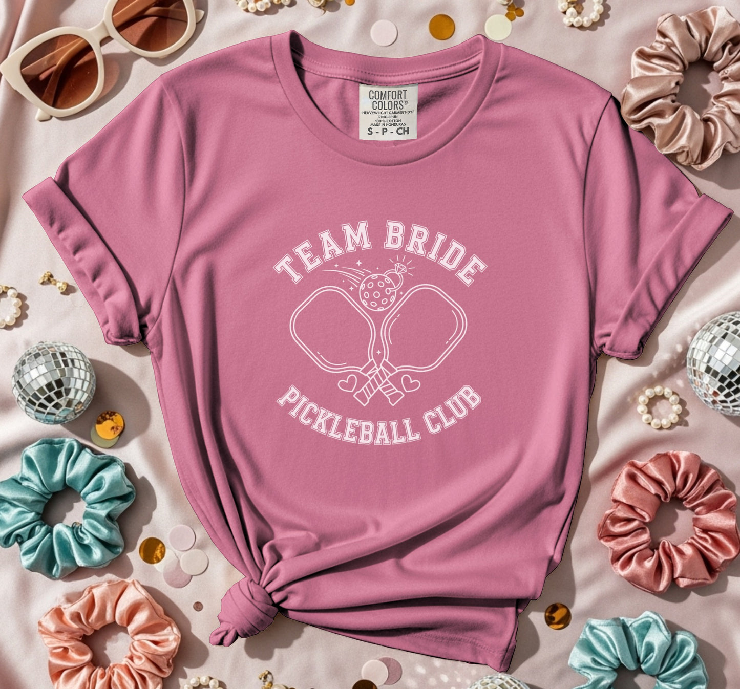 Team Bride Pickleball Club T-Shirt