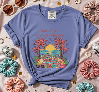 Sun Sips Soon-To-Be Mrs T-Shirt Z