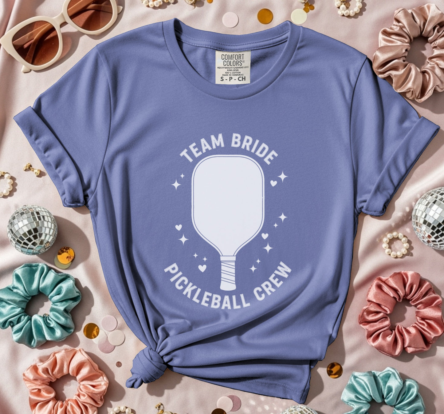 Team Bride Pickleball Crew Shining T-Shirt