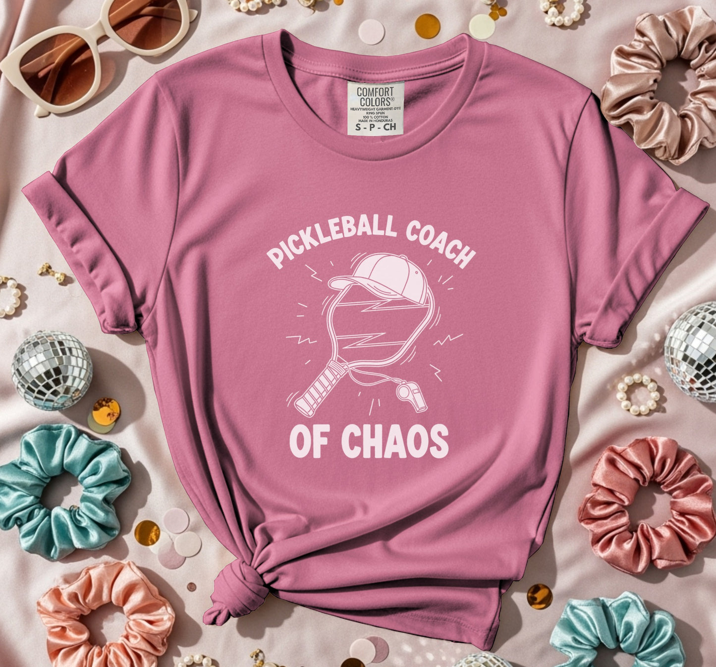 Pickleball Coach Of Chaos T-Shirt