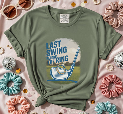 Last Swing Before The Ring Golf Graphic T-Shirt