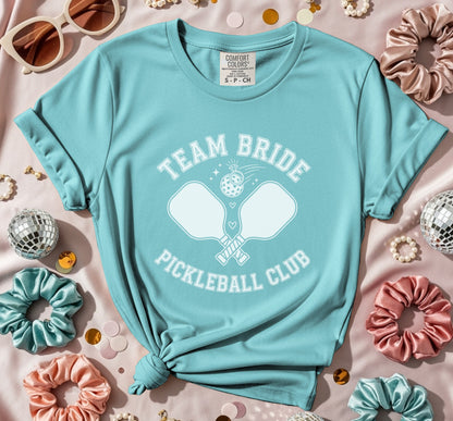 Team Bride Pickleball Club T-Shirt