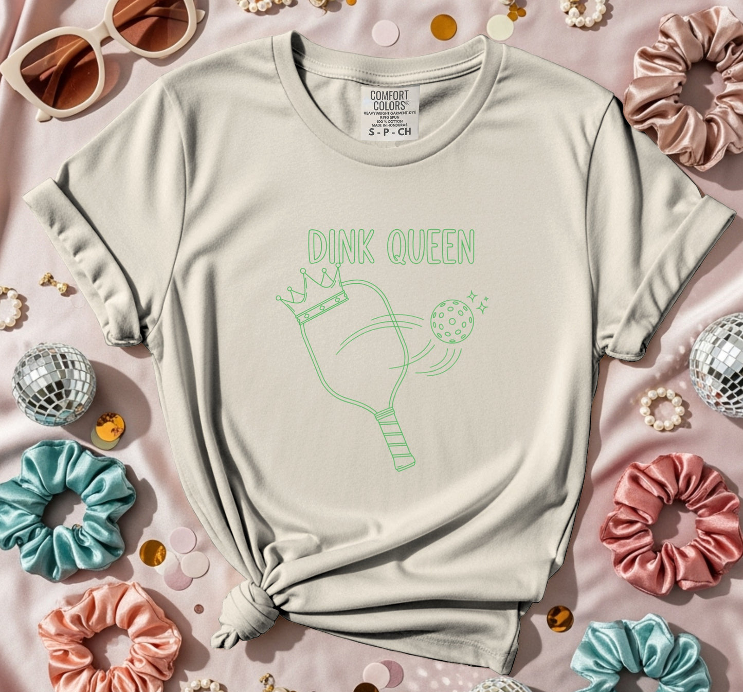 Dink Queen Line Art T-Shirt
