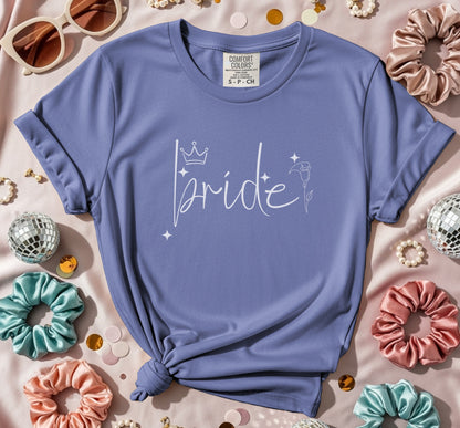 Bride Queen Shines and Lilies T-Shirt