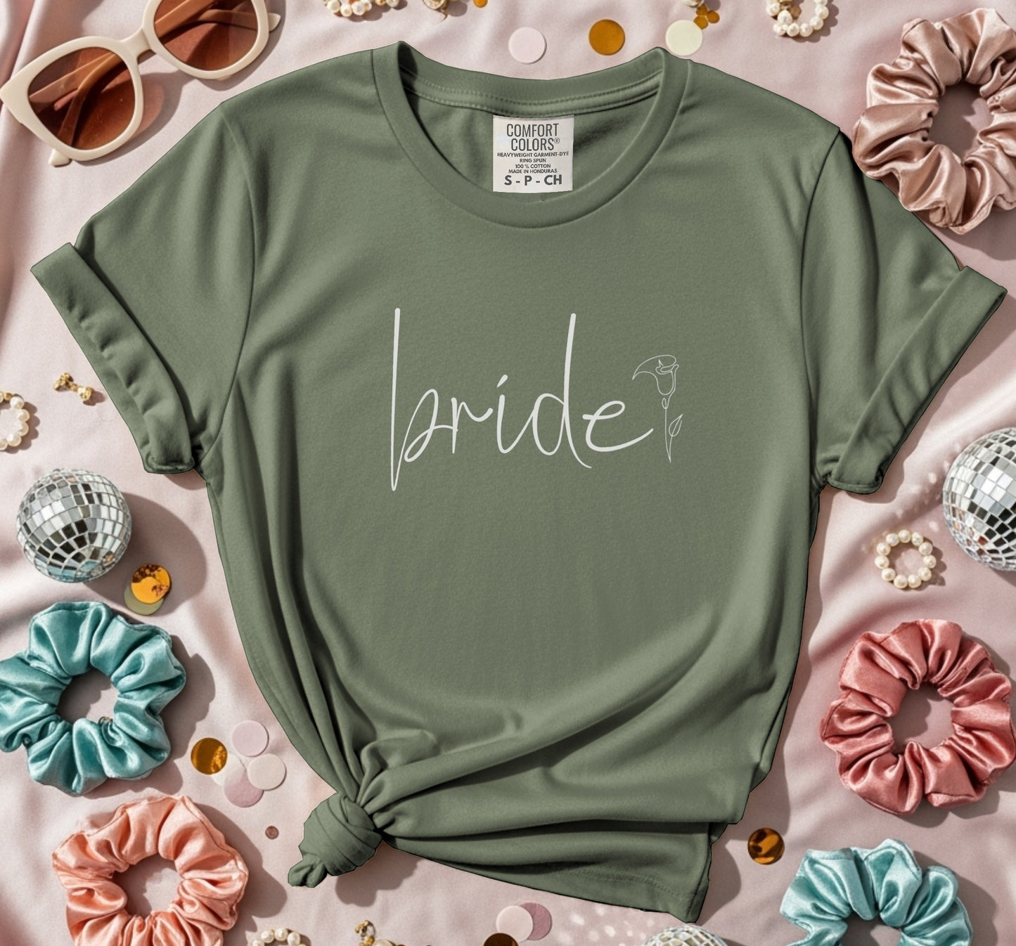 Bride Is Me Lilies T-Shirt