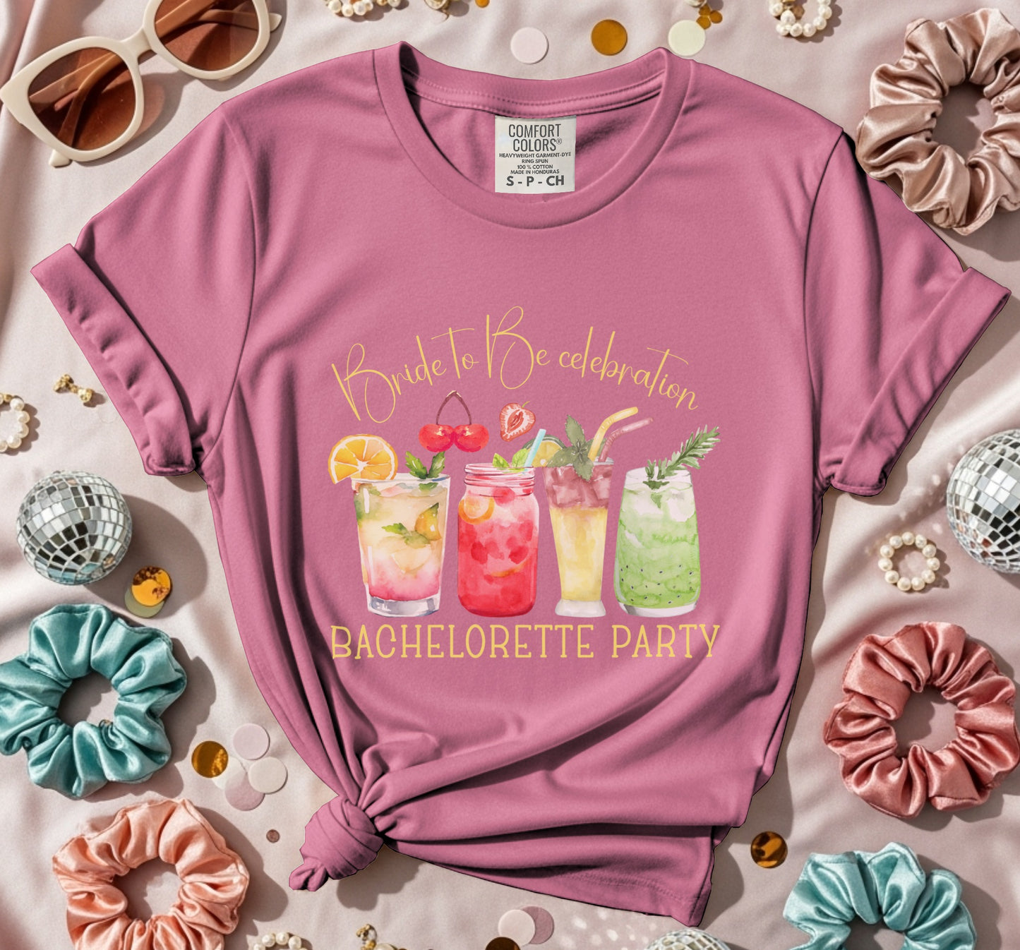 Bachelorette Party Cocktails Q T-Shirt
