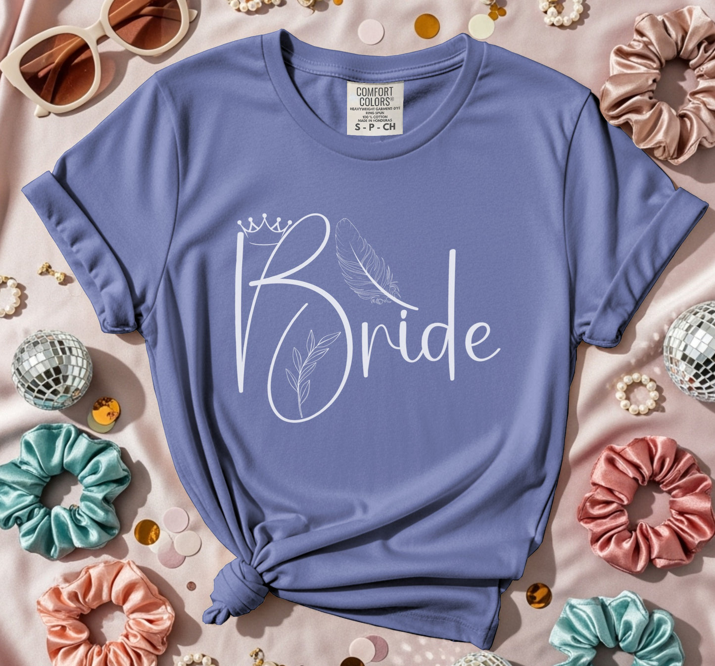 Bride Queen & Feather T-Shirt