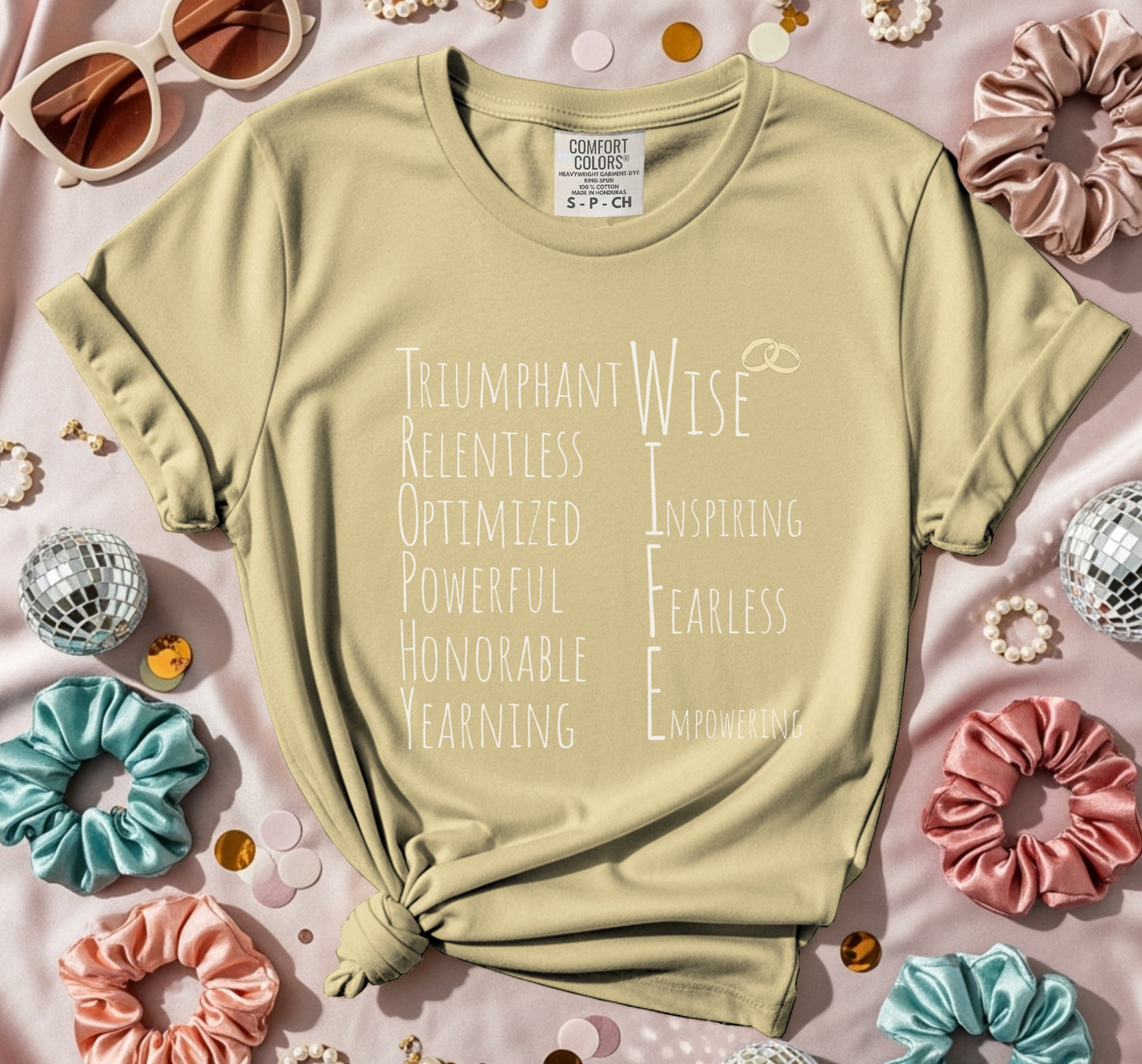 Trophy Wife Character Rings T-Shirt
