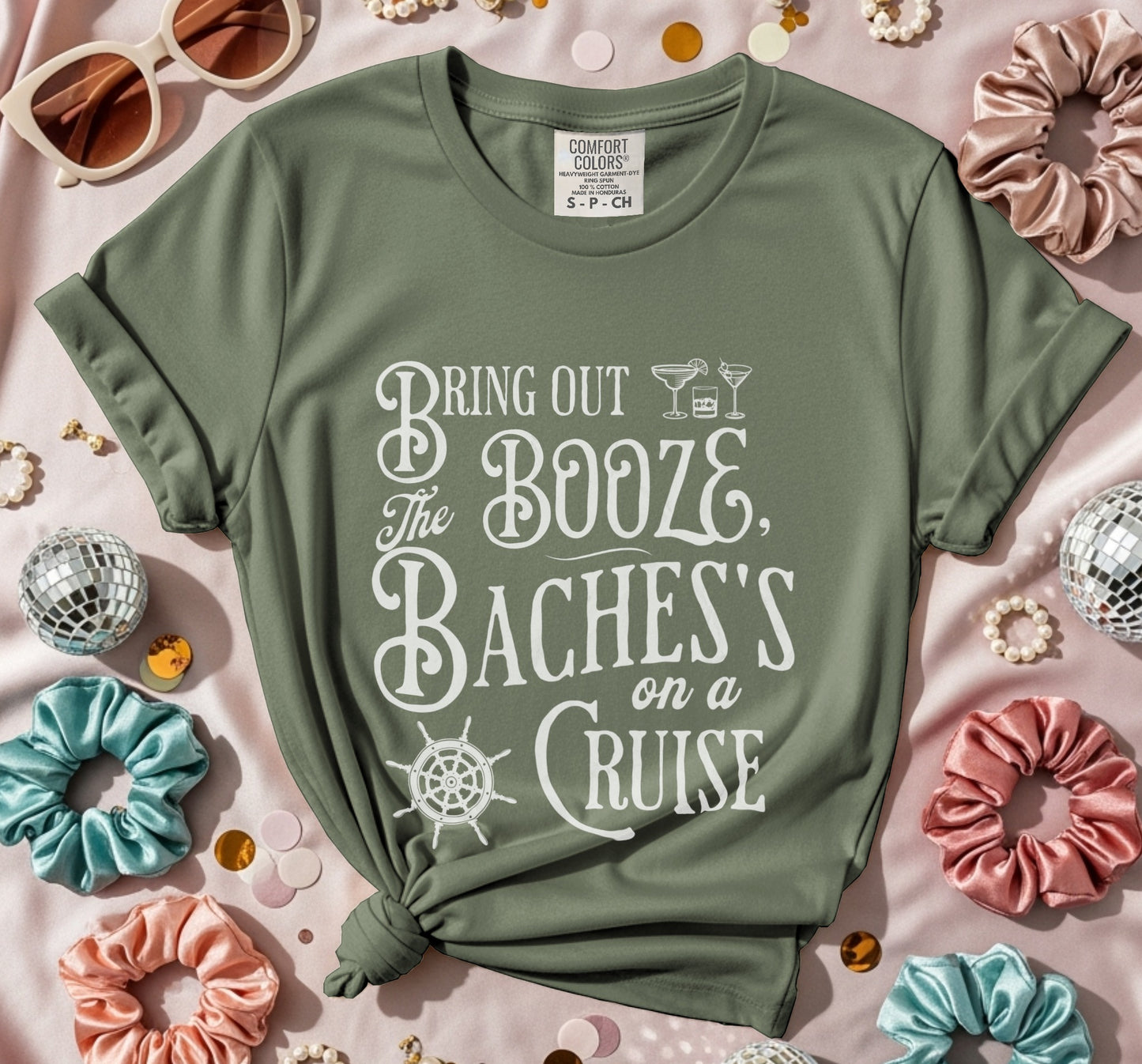 The Booze Bachelorette Cruise T-shirt