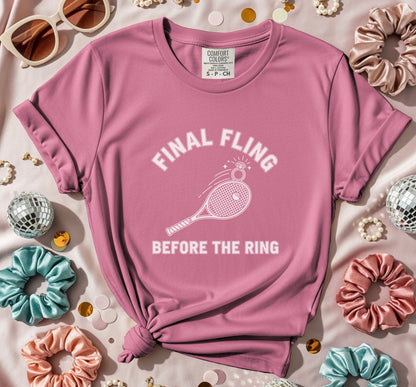 Tennis Racquet Fling T-Shirt