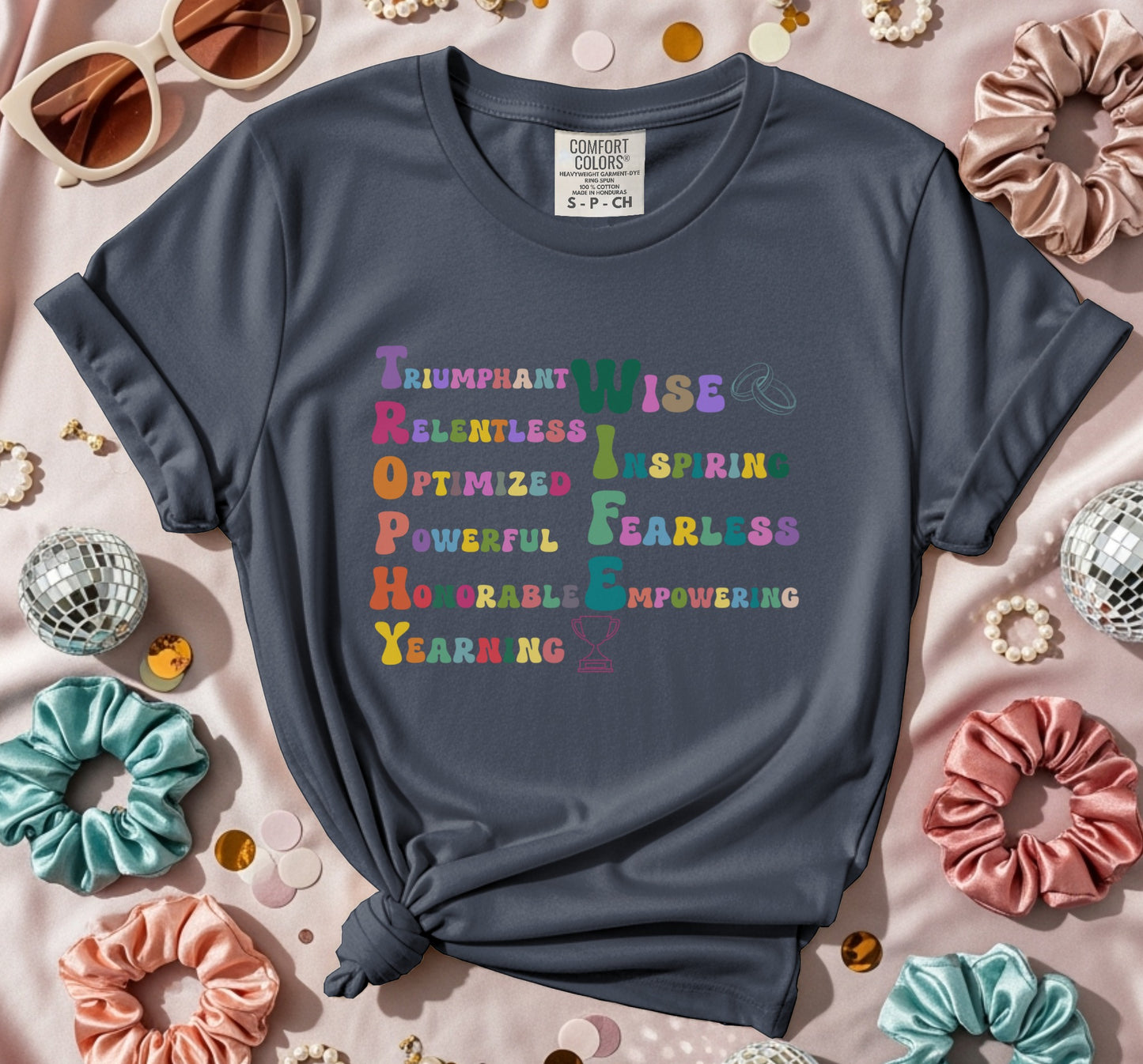 Trophy Wife Colorful T-Shirt