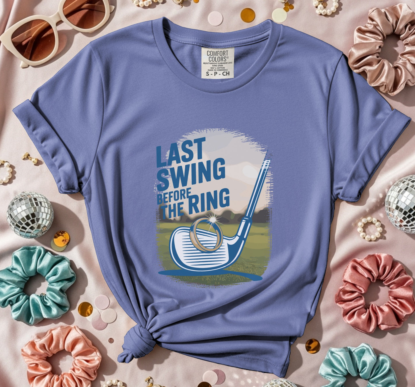 Last Swing Before The Ring Golf Graphic T-Shirt